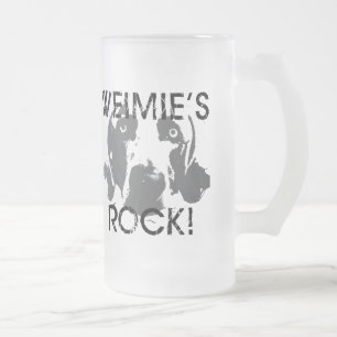 Weimaraner nation: Weimies STEN! Frostat Ölglas