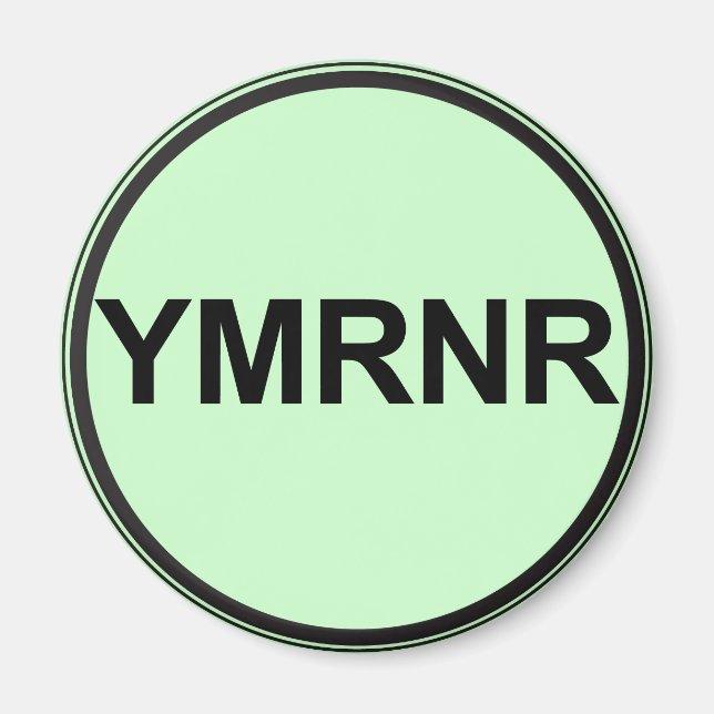 Weimaraner Nation : YMRNR Graphic Magnet (Framsidan)