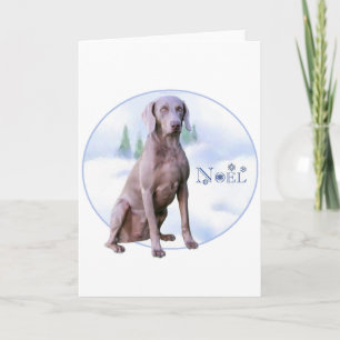 Weimaraner Noel Helgkort