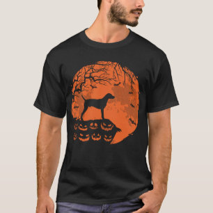 Weimaraner och Måne Halloween Hund älskare T Shirt