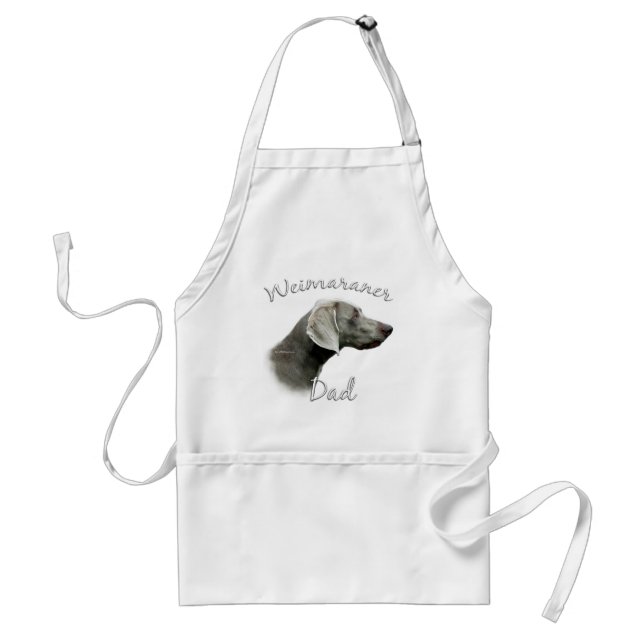 Weimaraner Pappa 2 Förkläde (Framsidan)