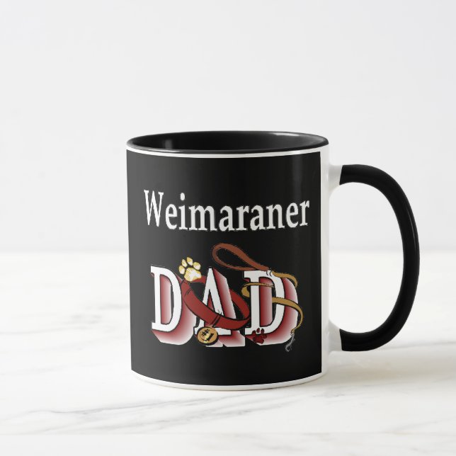 Weimaraner Pappa Mugg (Höger)