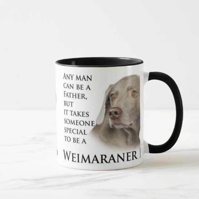 Weimaraner pappamugg mugg (Höger)