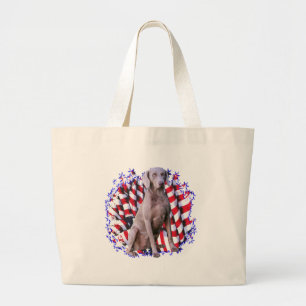 Weimaraner patriot jumbo tygkasse