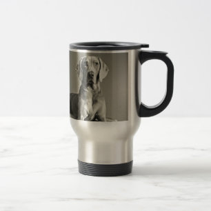Weimaraner porträtt resemugg