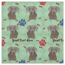 Weimaraner Porträtt Tyg