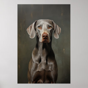 Weimaraner Poster