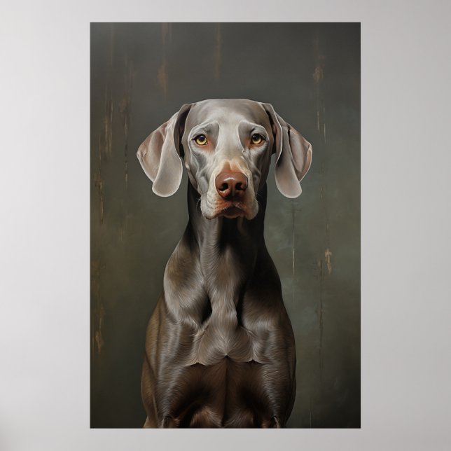 Weimaraner Poster (Framsidan)