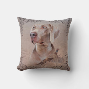 Weimaraner Poster Kanvastryck Tapestry Acrylic Pr Kudde