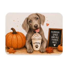 Weimaraner Pumpa Kryddmagnet Magnet