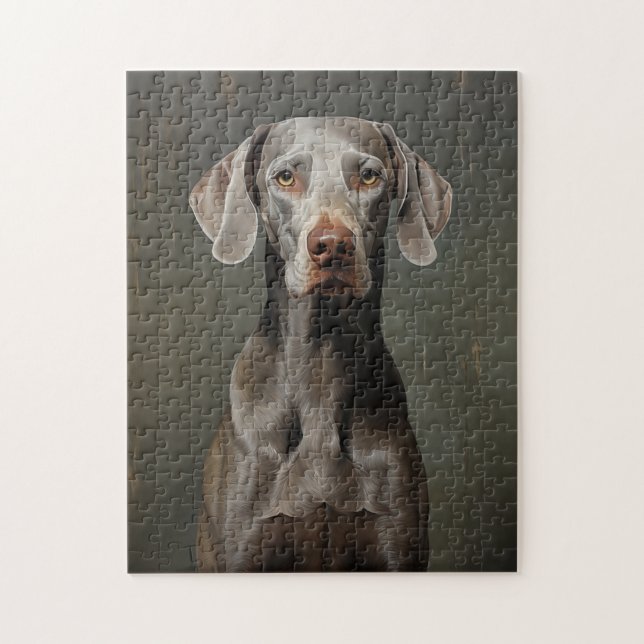 Weimaraner Pussel (Vertikal)