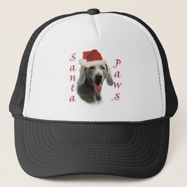 Weimaraner Santa Tassar Truckerkeps (Framsida)