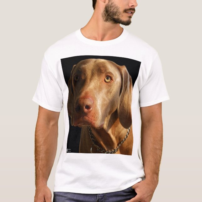 Weimaraner skjorta t-shirt (Framsida)