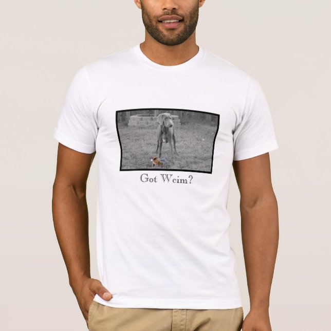 Weimaraner T-shirt (Framsida)