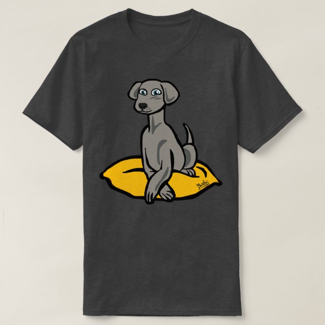 Weimaraner T Shirt (Design framsida)