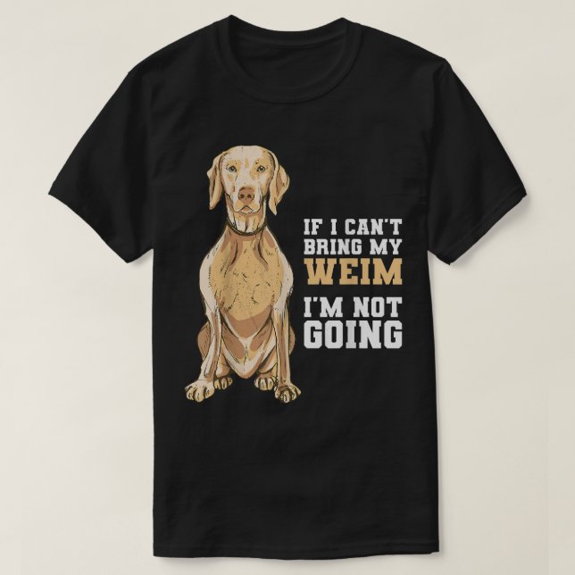Weimaraner  t shirt (Design framsida)