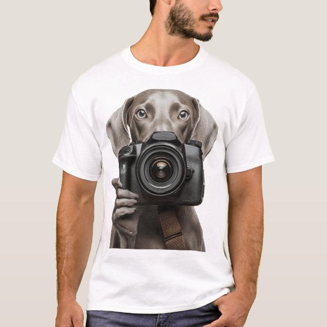 Weimaraner  t shirt (Framsida)