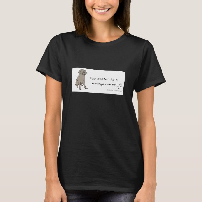 weimaraner t-shirt (Framsida)