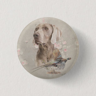 Weimaraner Tapestry Poster akrylutskrift Knapp