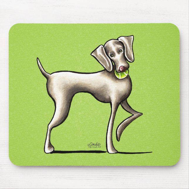 Weimaraner Tennis Pro Musmatta (Framsidan)