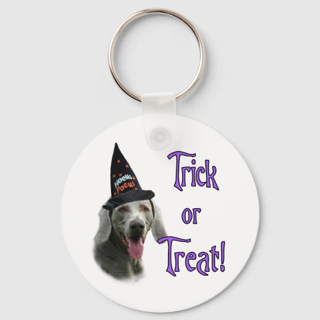 Weimaraner Trick Nyckelring (Framsida)