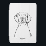 Weimaraner Vibes: Anpassadet iPad Mini Skydd<br><div class="desc">Skydda på ett elegant sätt din iPad med den här fodral-chicen med svartvit och svart elegant i en Weimaraner. Dess minimalistiska utformning belyser rasens anstånd och skapar den som ett tillbehör till perfekten för hundälskare. Med anpassade kan du lägga till din personliga beröring.</div>