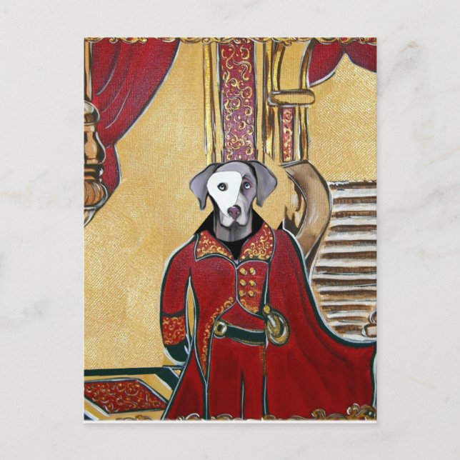WEIMARANER VYKORT (Framsida)