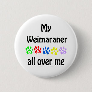 Weimaraner Walks Design Knapp