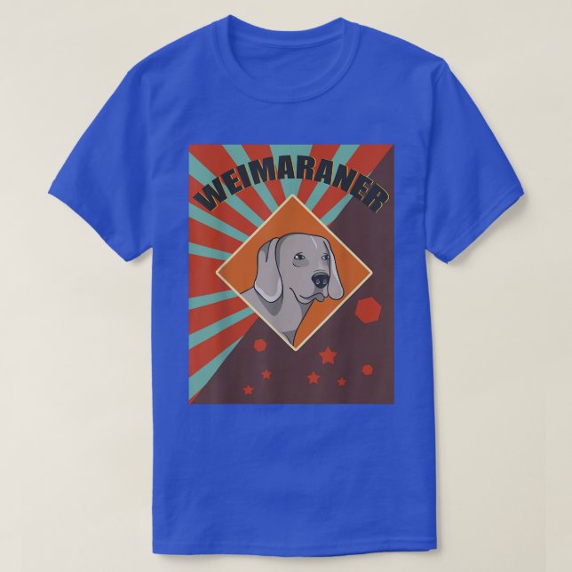 Weimaraners Hundägare Weimaraner T-Shirt Copy Cop (Design framsida)