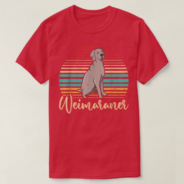 Weimaraners Hundägare Weimaraner T-Shirt Copy Cop (Design framsida)