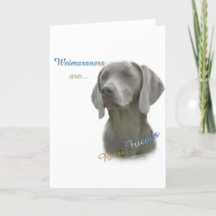 Weimeraner Bästa vän 2 Kort
