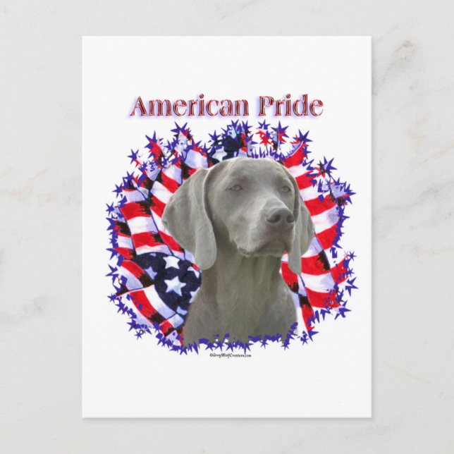 Weimeraner-Pride Vykort (Framsida)