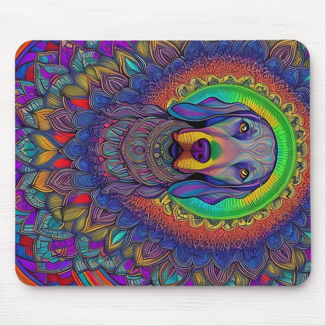 Weimmandala Mouse Pad Musmatta (Framsidan)