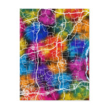 Weinan China City Karta