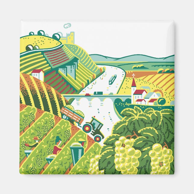 Weinberge Magnet (Framsidan)