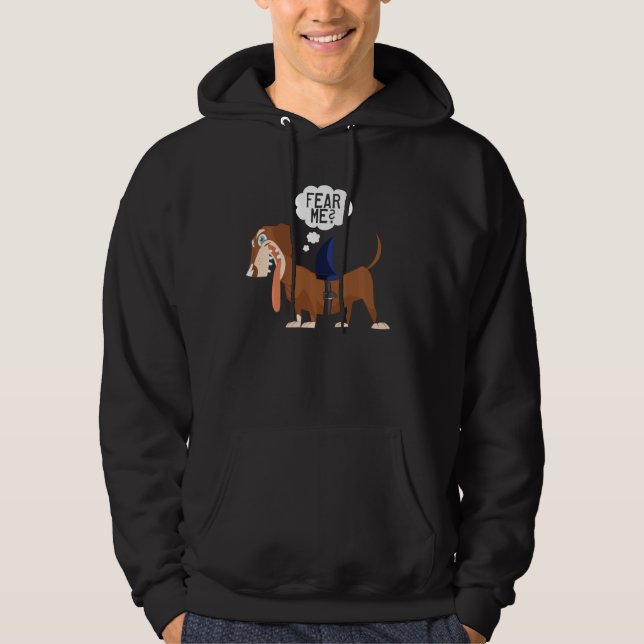 Weiner Hund älskare Hoodie (Framsida)