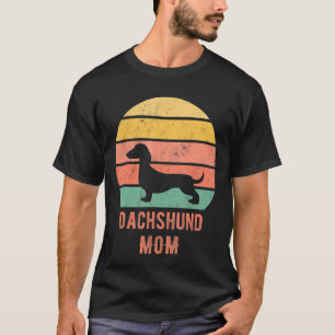 Weiner Hundägare Dachshund Hund Mamma Mamma T Shirt