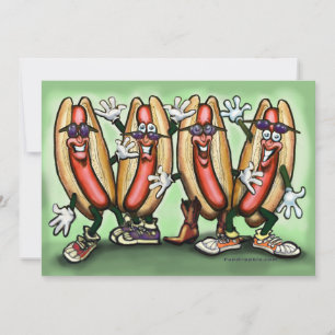 Weiner Party Card Inbjudningar