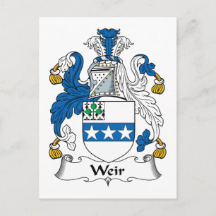 Weir Family Crest Vykort