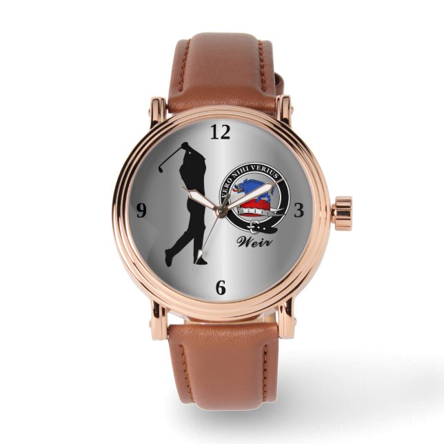Weir Klan Badge (Hans Golf) Armbandsur (Framsida)