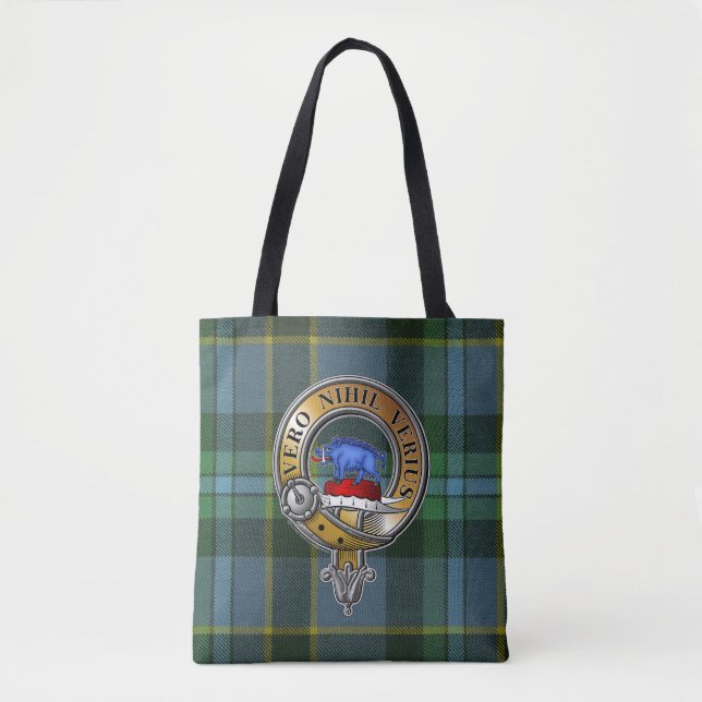 Weir Tartan & Badge Tygkasse (Framsida)