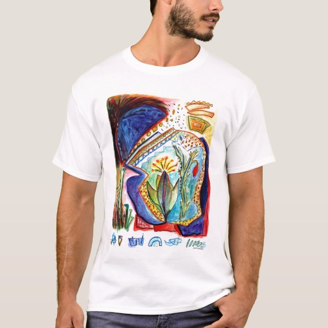 Weird_abstract_Hybrid-T skjorta Tee (Framsida)