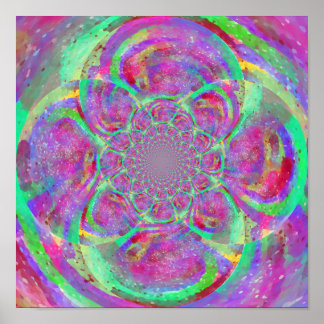 Weird art, cool vibes art print poster