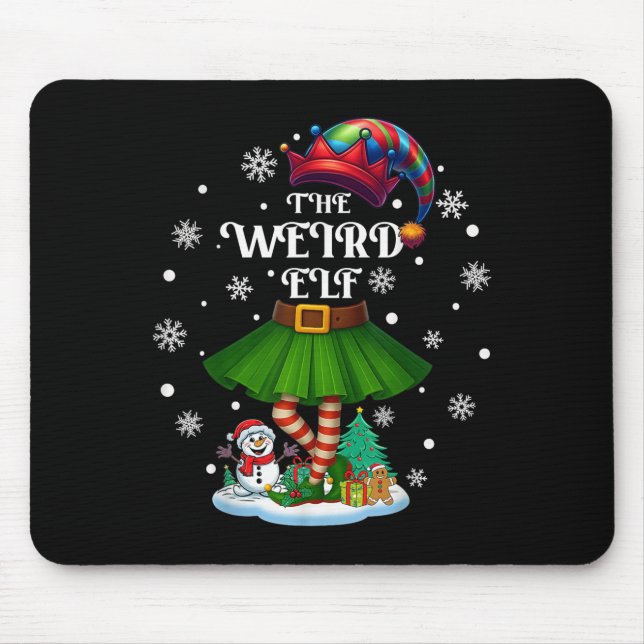 Weird Elf Squad Xmas Women Girls Mom Christmas Fam Musmatta (Framsidan)