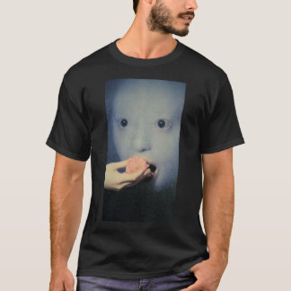 Weird infant eating t shirt