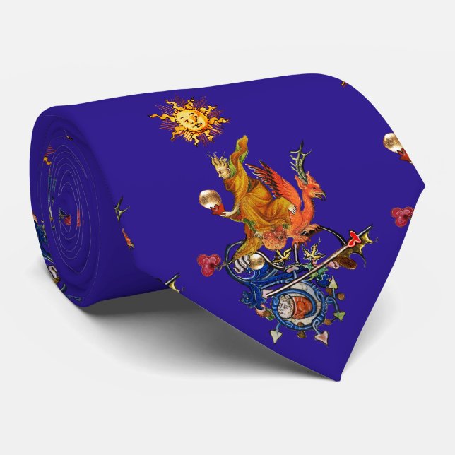 WEIRD MEDIEVAL BESTIARY,ALCHEMIST,RED DRAGON,Blue Slips (Rullad)