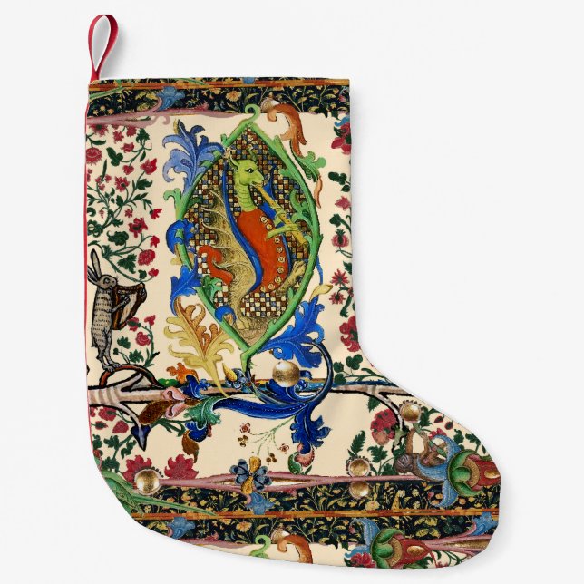 WEIRD MEDIEVAL BESTIARY MUSIC,DRAGON PLAYING FLUTE LITEN JULSTRUMPA (Framsidan)