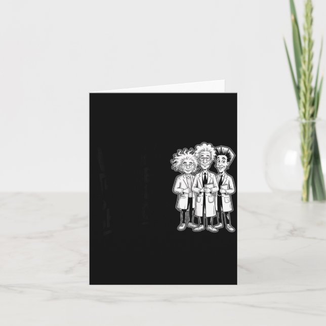 Weird Teachers Build Character Funny Teacher Appre Kort (Framsida)