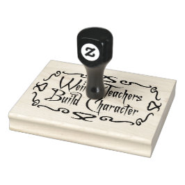 Weird Teachers Build Character Funny Teaching Fun Stämpel