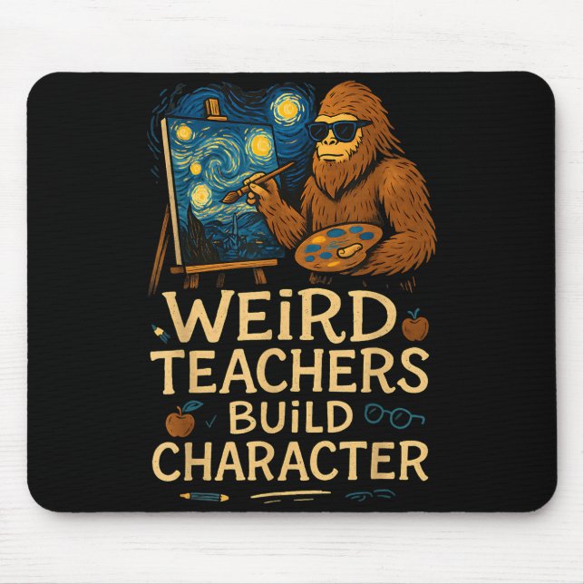 Weird Teachers Build Character Funny Van Bigfoot A Musmatta (Framsidan)